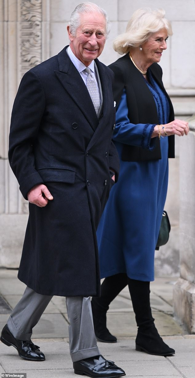 When he was released from hospital last Monday, the king appeared steadfast as he left the London clinic in Marylebone with Queen Camilla at his side.