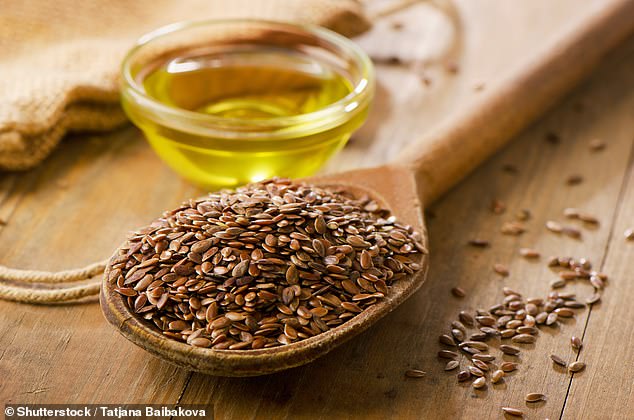 In addition to a healthy breakfast, the king says he regularly refrains from eating meat, fish and dairy on certain days of the week.  (Stock image of linseed)