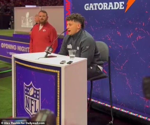 Mahomes remained tight-lipped about his father's arrest six days after Super Bowl LVIII