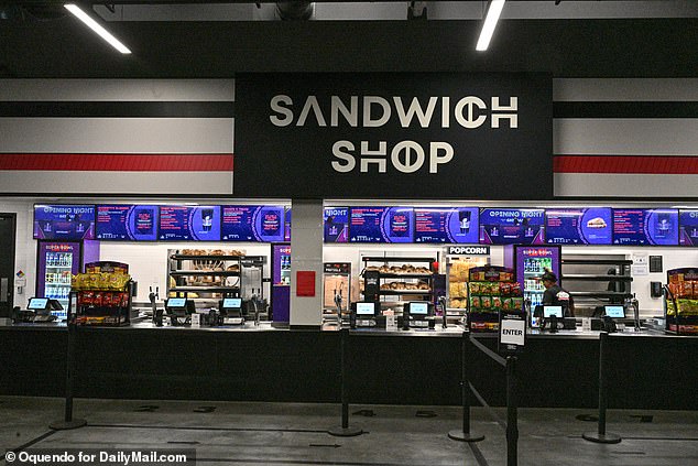 There is also a sandwich shop at Allegiant Stadium for any hungry spectators