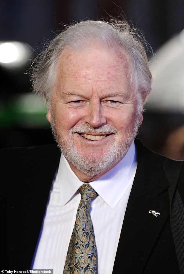 Ian Lavendar at the premiere of the movie Dad's Army.  He recently passed away at the age of 77