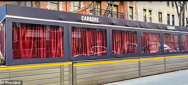 Luxury eateries will also be affected by the big change, such as the exclusive Italian restaurant Carbone in Greenwich Village.