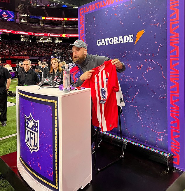 One contained a signed football shirt of Atletico Madrid star Antoine Griezmann