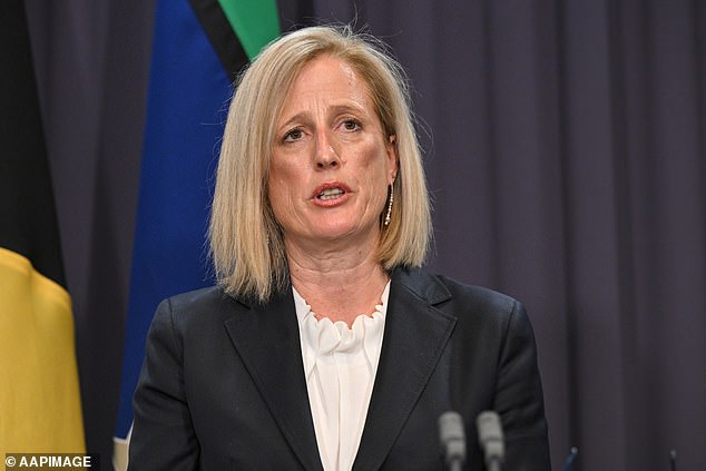 Finance Minister Katy Gallagher was answering a question about the government's proposed Stage Tea tax changes when Ms Thorpe shouted at her.