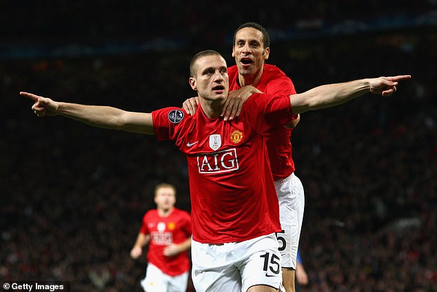 Manchester United duo Nemanja Vidic and Rio Ferdinand are also in Ladyman's top five