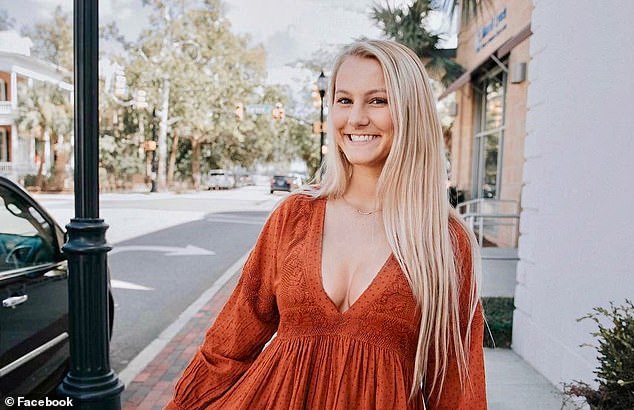 The family of 19-year-old Mallory Beach (pictured) will receive 29 percent of Murdaugh's remaining money, according to a court ruling issued Monday.  Beach was killed in 2019 when a boat piloted by Murdaugh's drunken son Paul crashed