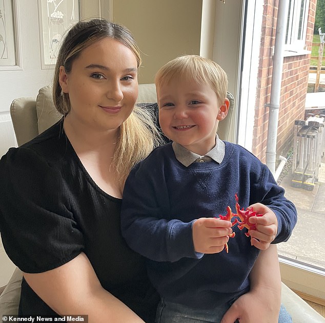 Beth Green, 24, from Nuneaton, Warwickshire, has revealed her unconscious toddler was admitted to hospital and feared he would die an hour after drinking an ice-cold drink