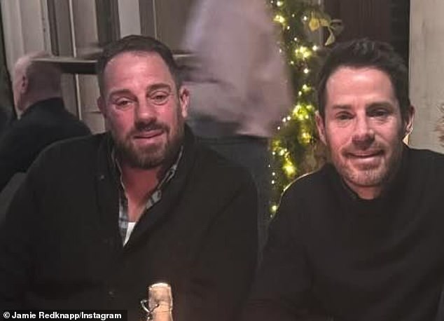 He took to Instagram to share a slew of photos with his older brother, 53, as they headed out for dinner with their family