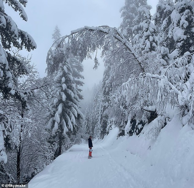 Although the life of a chalet girl can be 'very demanding', Lily says: 'Everything gets easier as the season goes on'