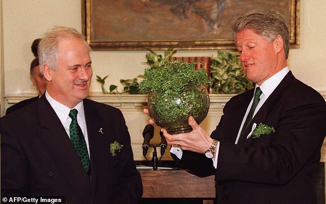 Mr. Bruton with Bill Clinton in the White House in the 1990s