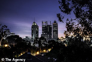 The spacious outdoor terrace offers views of Perth's CBD and is the perfect vantage point from which to enjoy the coastal capital's breathtaking sunsets.