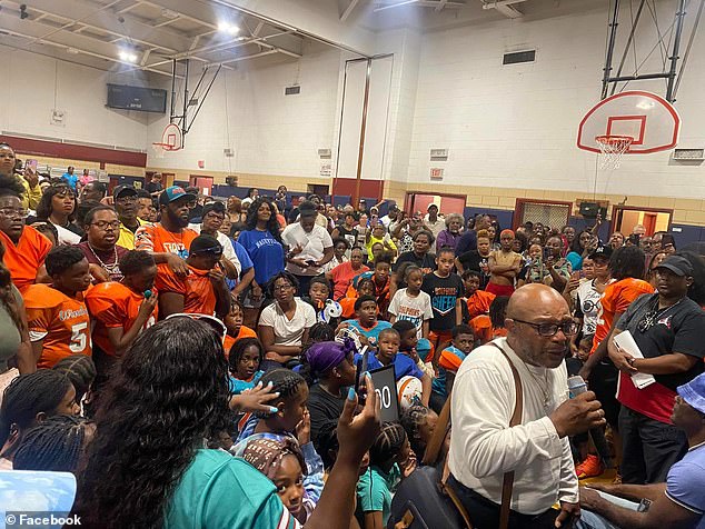 That same anger is exploding on the south side of Chicago (above), where hundreds are protesting temporary tent cities in their neighborhoods — or in Brooklyn, where high schools are being converted into migrant shelters.