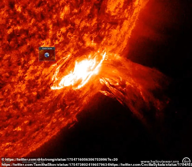 NOAA's Space Weather Prediction Center shows there is a 45 percent chance of more communications outages in the coming days