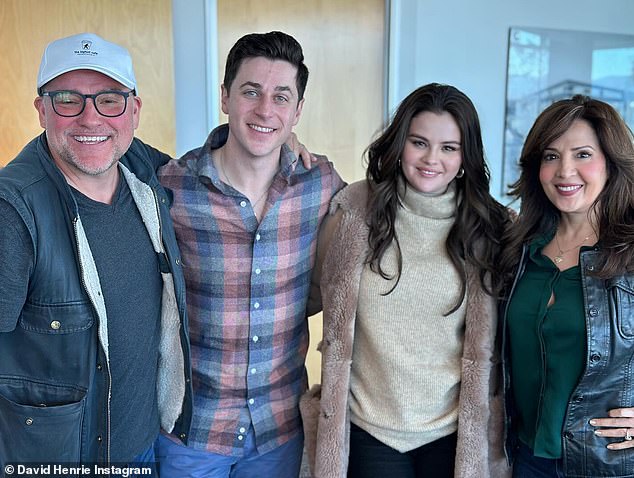 Wizards of Waverly Place stars David DeLuise, David Henrie, Gomez and Maria Canals-Barrera reunited for a photo last month as the show continues