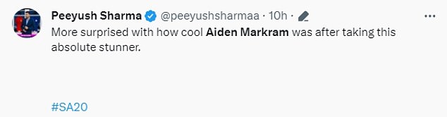 1707292081 134 Cricket fans claim Aiden Markram has magnet hands as the