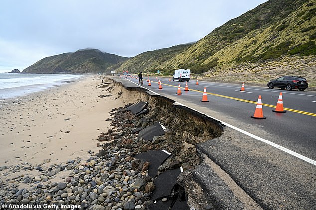 In the Los Angeles area alone, the flooding caused more than 400 landslides