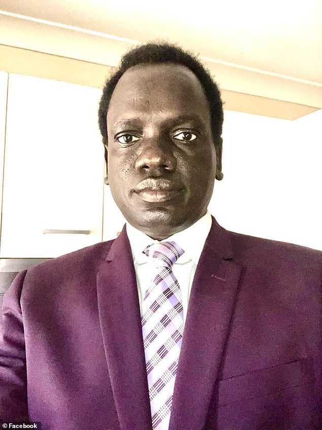 Pictured: Peter Garang Kooch, president of the South Sudanese Community Association of Queensland