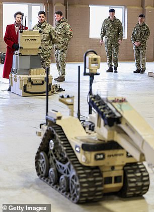 Princess Anne visited St George's Barracks today