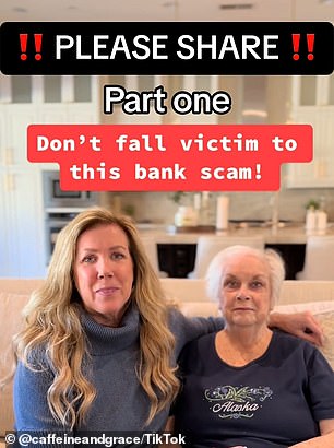 Last week, victim Judith Anderson, pictured with her daughter Tracy Martinez, revealed she had lost $147,000 in a similar thrill.