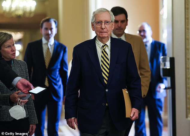 Senate Minority Leader Mitch McConnell (R-KY) said he would support a clean bill proposal.  He was hammered by conservative MAGA members of his conference for helping set up the border compromise