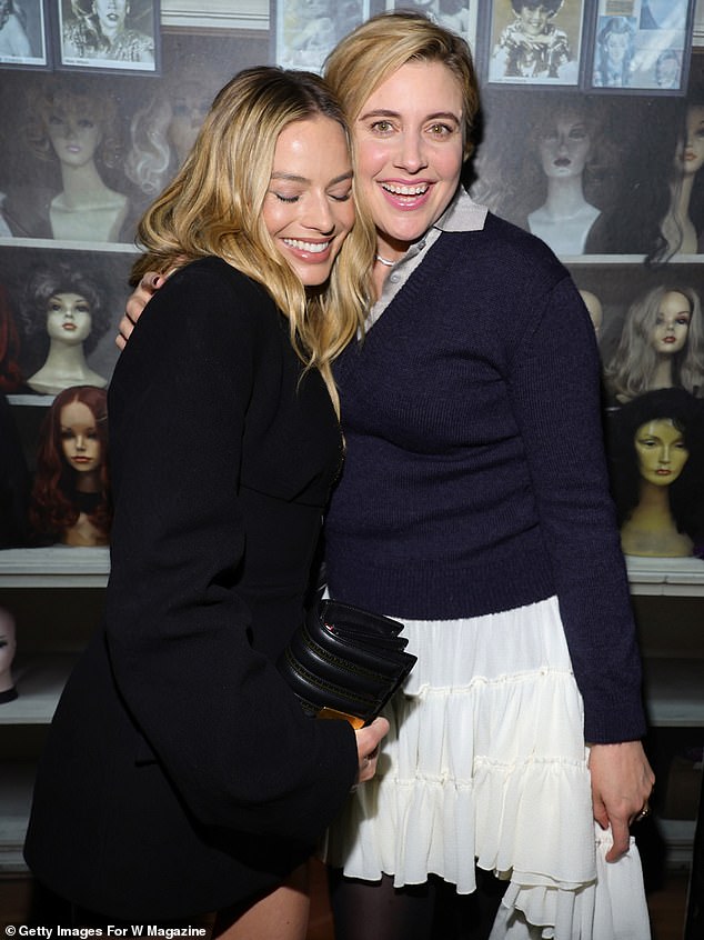 The international movie star has a warm relationship with Barbie director Greta Gerwig, with whom she was photographed at a W Magazine party at Chateau Marmont last week