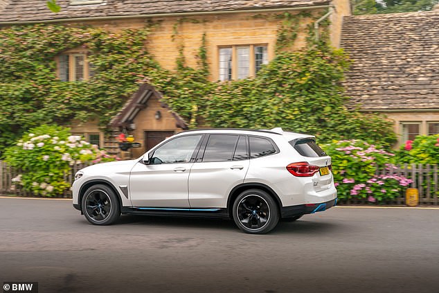 The ASA says car manufacturers should make it clear that any reference to zero emissions only refers to when an electric car is being driven.  In the photo: BMW iX3