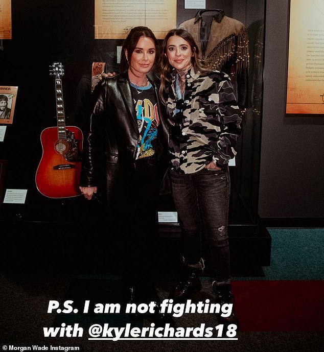 Wade took to her Instagram Stories on Tuesday to share a snapshot from her recent concert at the Country Music Hall of Fame, where she posed with the Real Housewives of Beverly Hills star