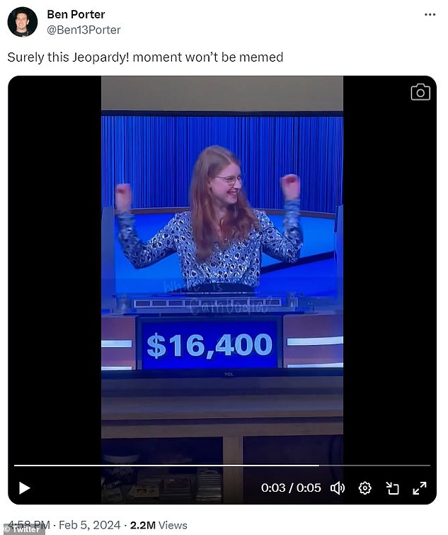 1707346452 599 Jeopardy contestant Mira Hayward leaves viewers in stitches after accidentally