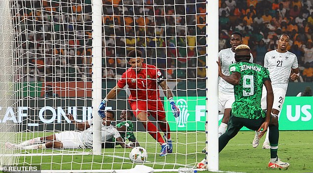 Victor Osimhen thought he had scored his side's second goal, but VAR awarded a penalty at the other end instead