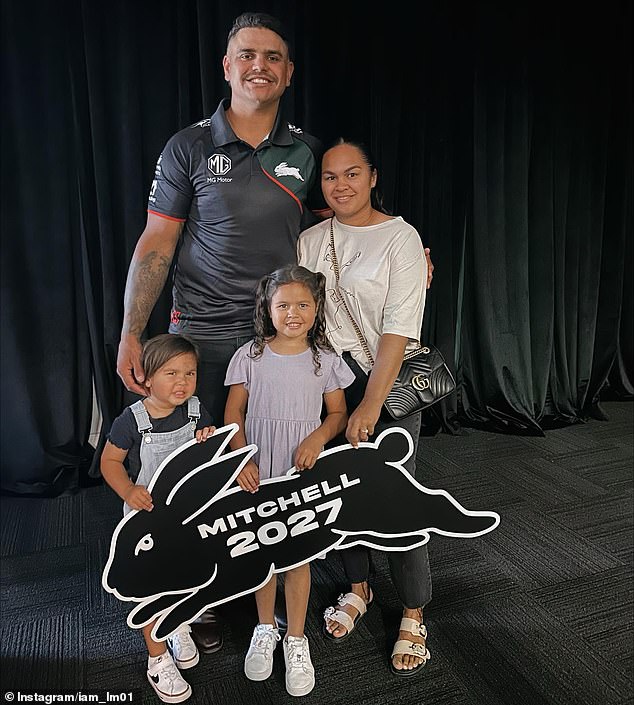 After speaking to his family about his future, Mitchell decided to 'grit his teeth' and continue his NRL career