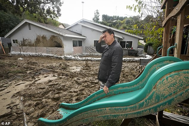 At least 520 mudslides have occurred in Los Angeles alone