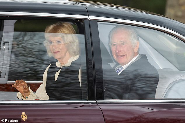 King Charles and Queen Camilla left Clarence House yesterday, the day after his cancer diagnosis was announced