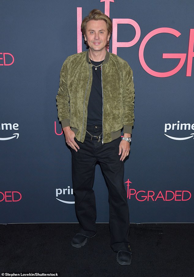 One of Kim Kardashian's best friends, Jonathan Cheban, took over the red carpet in an olive suede coat and black denim