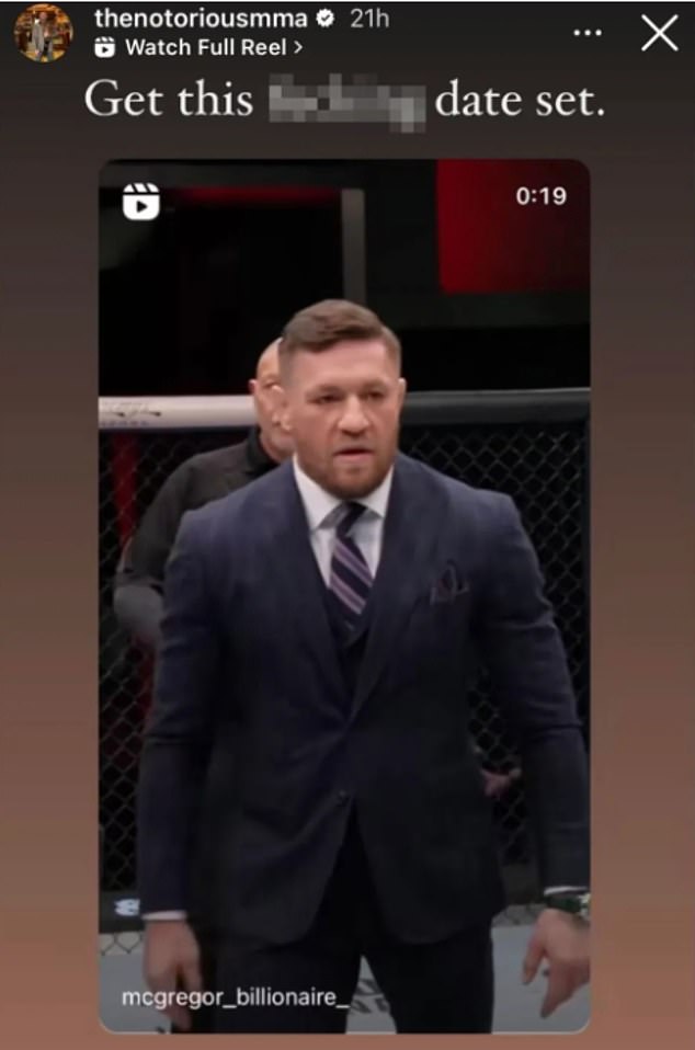 Conor McGregor is clearly desperate for an announcement about his next fight