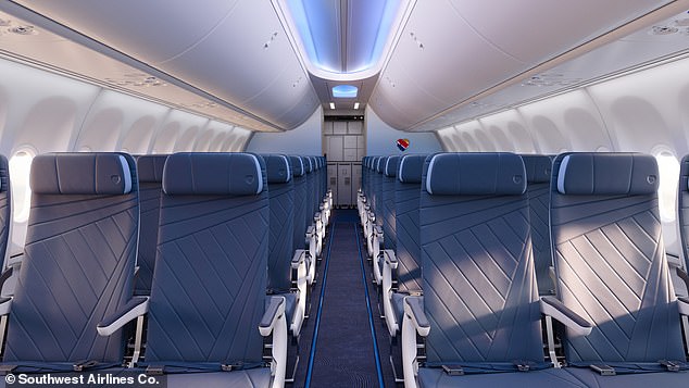 The airline worked with design agency Tangerine to create the sleek new cabins, featuring streamlined seats from RECARO, an airline and car seat brand.