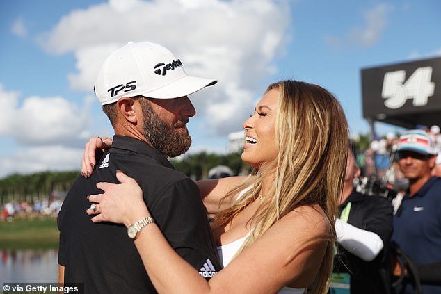 Since joining LIV, Johnson has spent more time at home with his wife, Paulina Gretzky