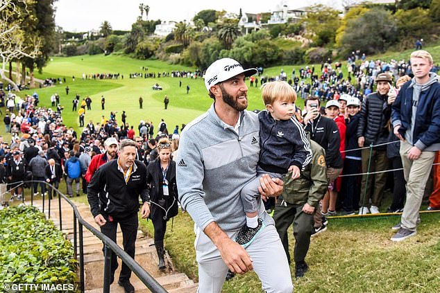 The couple have two children, Tatum (9) and River (6), with Johnson helping them coach sports