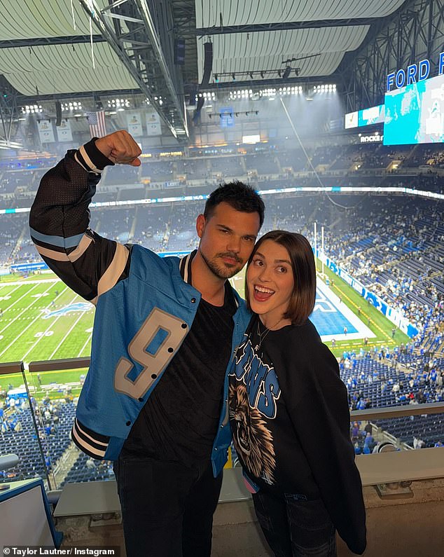 Lautner, a native of Grand Rapids, Michigan, passionately cheered on the Detroit Lions as the beleaguered franchise enjoyed a historic and great season