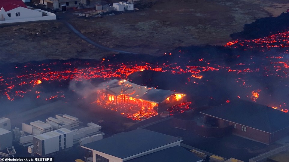 Since three eruptions have prevented residents from returning to Grindavik for months (photo: houses in Grindavik, Iceland, January 14, 2024)