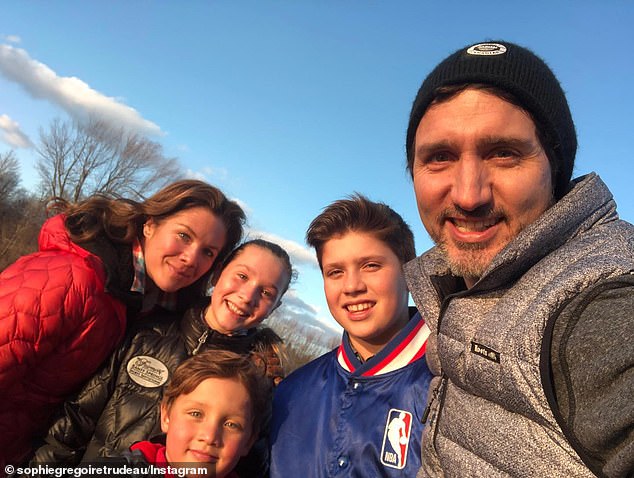 Grégoire and Trudeau share three children together.  Two sons, Xavier, 15, Hadrien, 9 and daughter Ella-Grace, 14