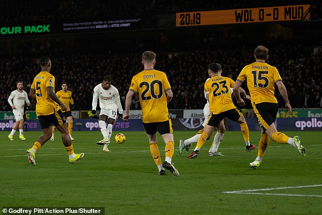 Rashford returned to score against Wolves after being left off against Newport County