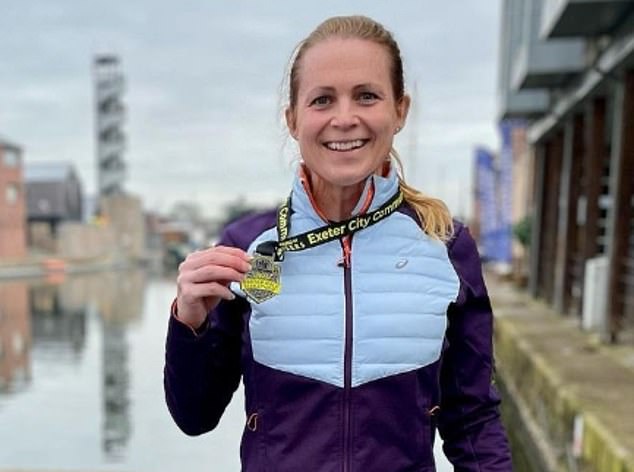 Siân Longthorpe - a transgender woman who is a biological man - completed the Porthcawl Parkrun in a record time of 18 minutes and 53 seconds in the women's 45-49 age category in May