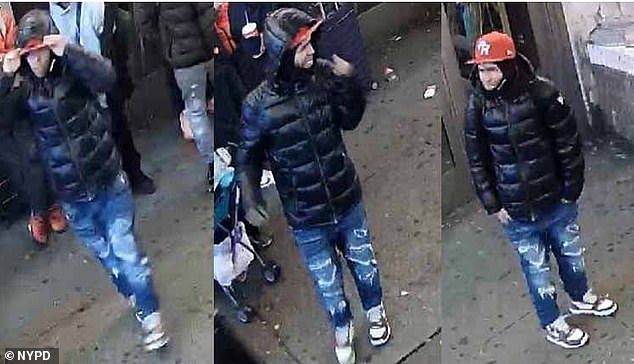 The new second suspect wanted for assault was reportedly seen kicking officers while wearing a black puffer jacket and red baseball hat