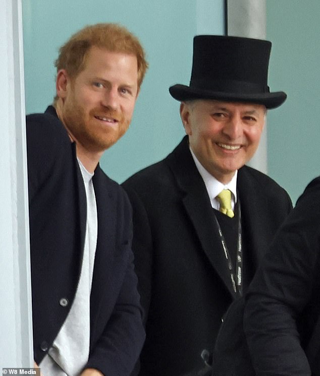 The Duke of Sussex, Prince Harry, pictured in the Windsor Suite at London Heathrow Airport on his way back to the US after seeing his father