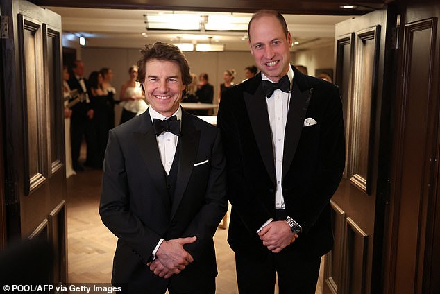 During his short trip to Britain, Harry would not have seen his brother, Prince William, who attended a glittering gala event with Tom Cruise on Wednesday evening.