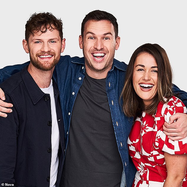 Nova Entertainment announced on Friday that the broadcasters will be making the jump, replacing their network's current breakfast show team Ben Harvey, Liam Stapleton and Belle Jackson.  All depicted