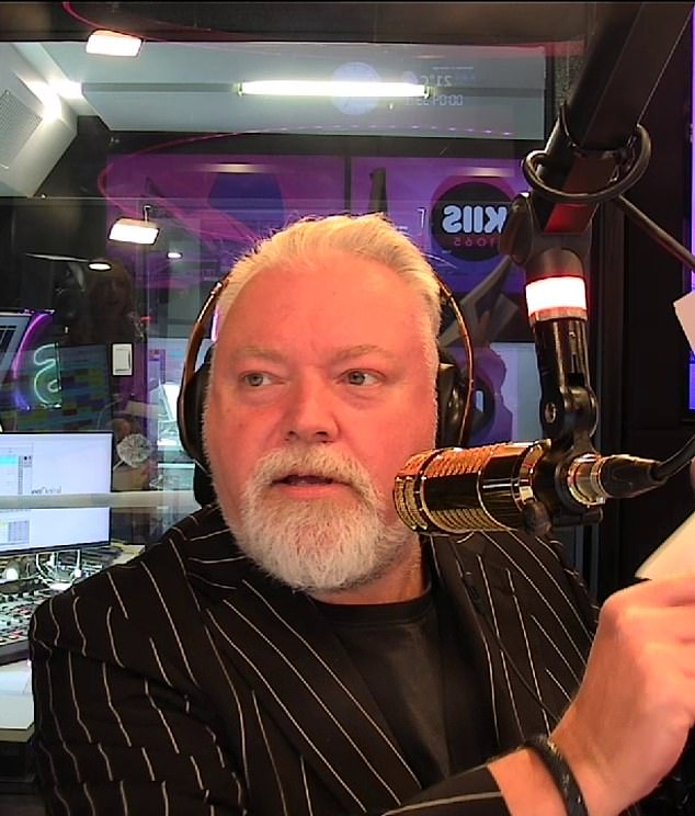 After Kyle brought up how his weight affects the size of his manhood, the American comedian and TV star, 48, suggested the drug is popular among celebrities.  Pictured: Kyle Sandilands