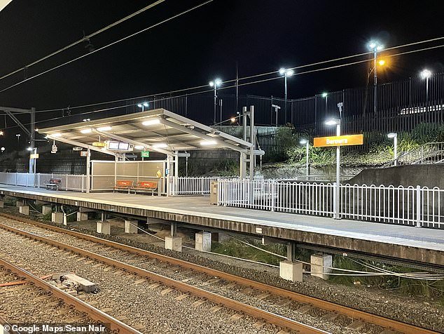 Pictured: Berowra train station (pictured), in Sydney's north, where the tragedy unfolded at midnight on February 2