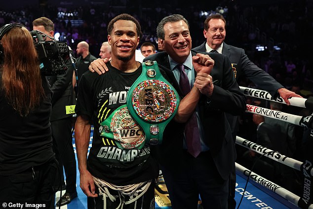 Haney earned victory over Regis Prograis in early December to retain his WBC title