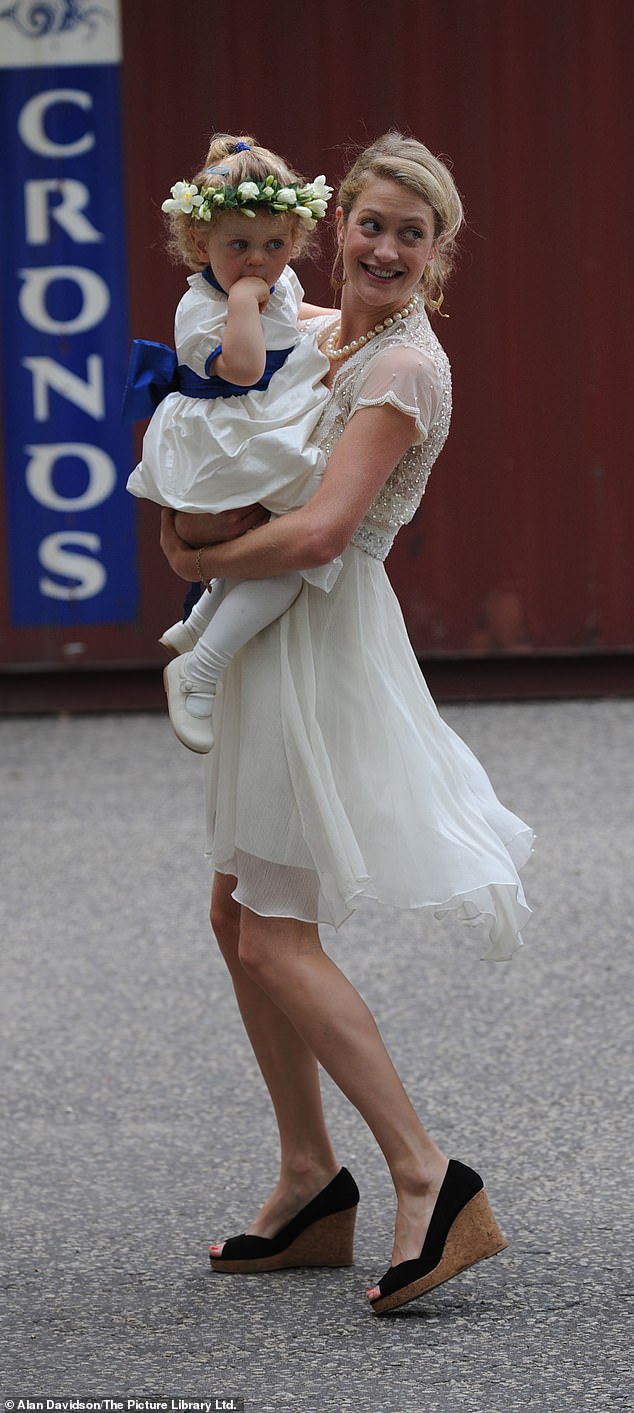 Fate befalls Rose, whose daughter Grace (left, with her mother) was the maid of honor to the Princess of Wales.